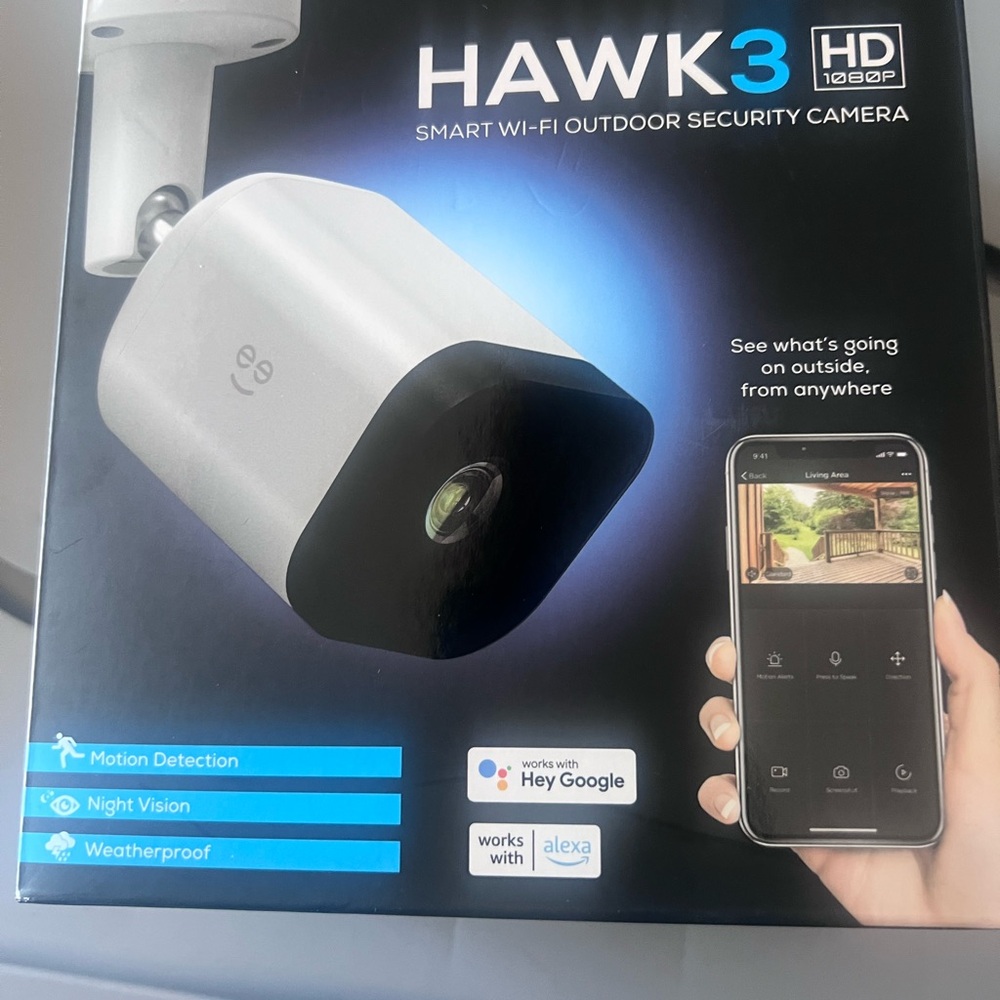 Hawk3 HD Smart Wi-Fi Outdoor Security Camera